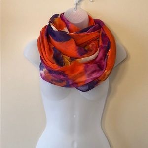 Floral Red, Pink and Purple Women’s Scarf
